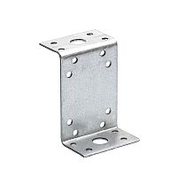 Пластина перфорированная Z-обр. 40х75х40х40х2,0мм Стройбат оцинк. картинка